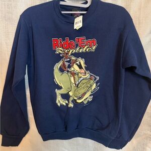 VTG boys medium taz sweater nwt